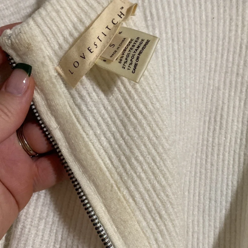 Lovestitch |Cropped | Full Zip | Jacket | Size: S